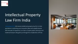 Intellectual Property Law Firm India