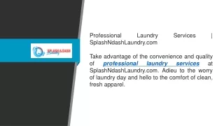 professional laundry services splashndashlaundry