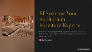 kf systems your auditorium furniture experts