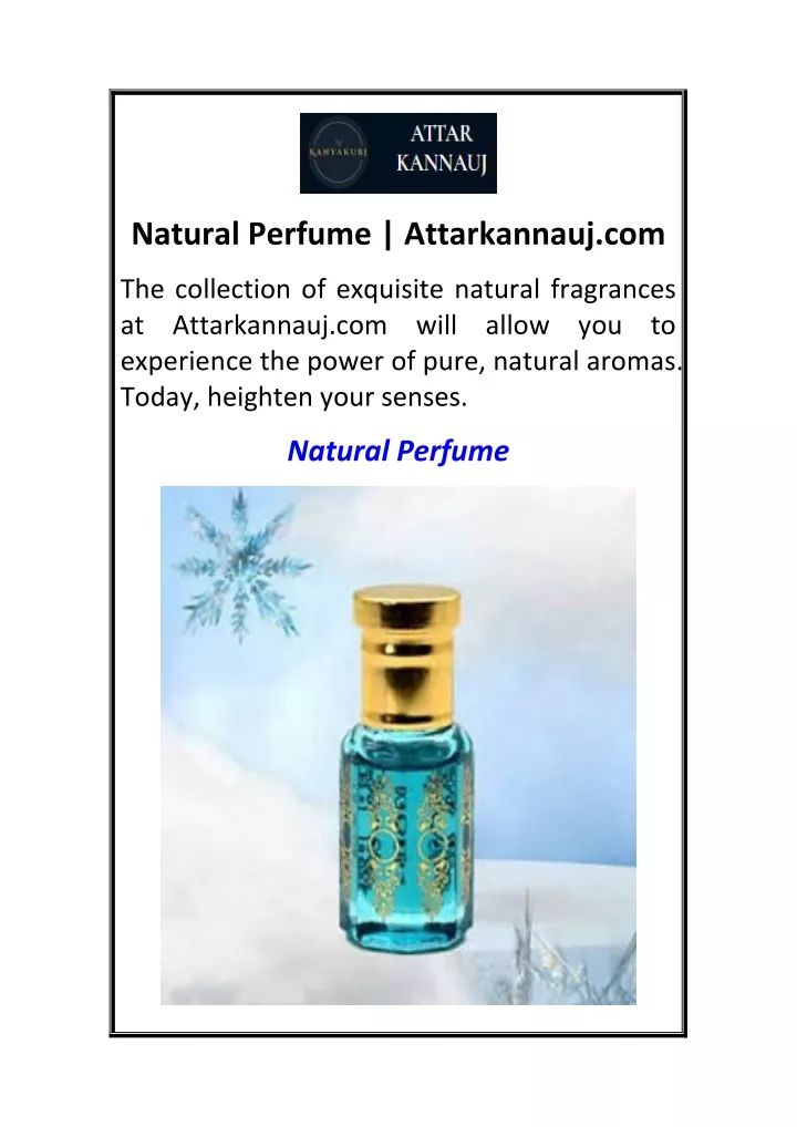 natural perfume attarkannauj com