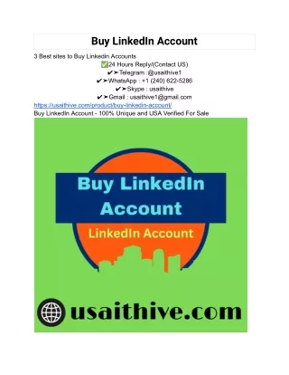 Buy LinkedIn Account