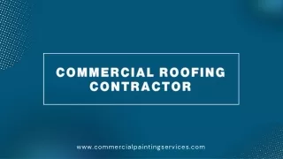 Commercial Roofing Contractor
