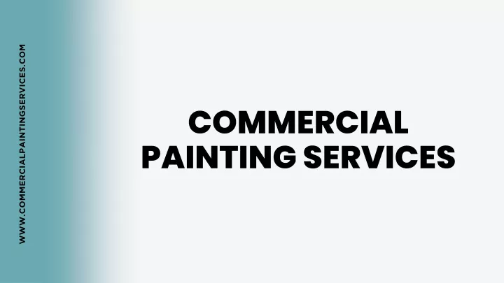 commercial painting services