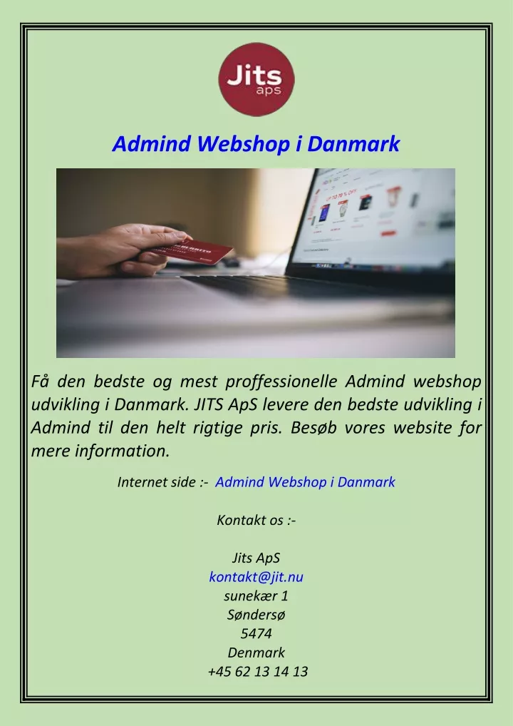 admind webshop i danmark