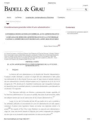 Los actos administrativos y su relación con la organización y funcionamiento del estado venezolano.
