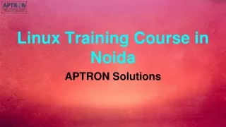 Linux Training Course in Noida