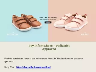 Buy Infant Shoes and Podiatrist Approved