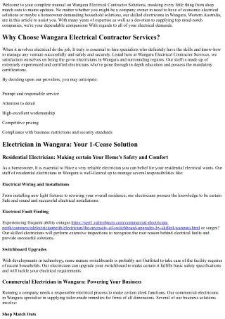welcome to your complete manual on wangara