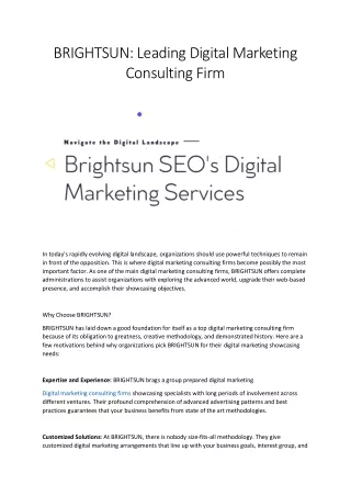 digital marketing consulting firms
