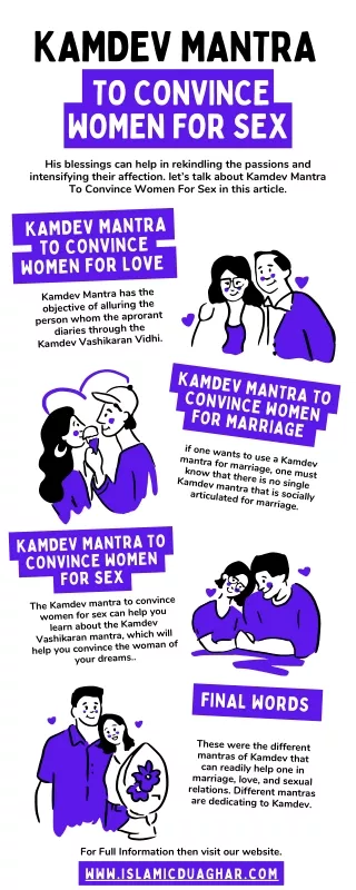 Kamdev Mantra To Convince Women For Sex infographic