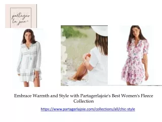 Embrace Warmth and Style with Partagerlajoie's Best Women's Fleece Collection