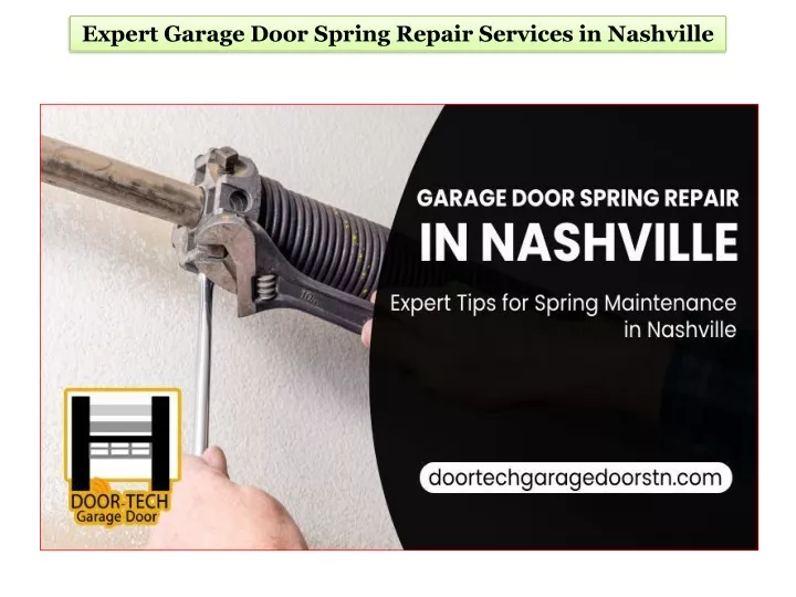 expert garage door spring repair services