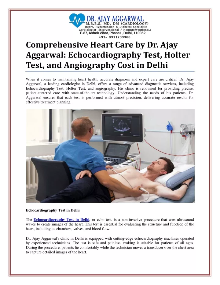 comprehensive heart care by dr ajay aggarwal