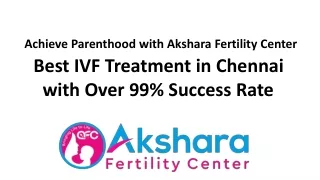 Best IVF Treatment in Chennai