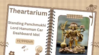 ThearStanding Panchmukhi Lord Hanuman Car Dashboard Idol – theartariumtarium
