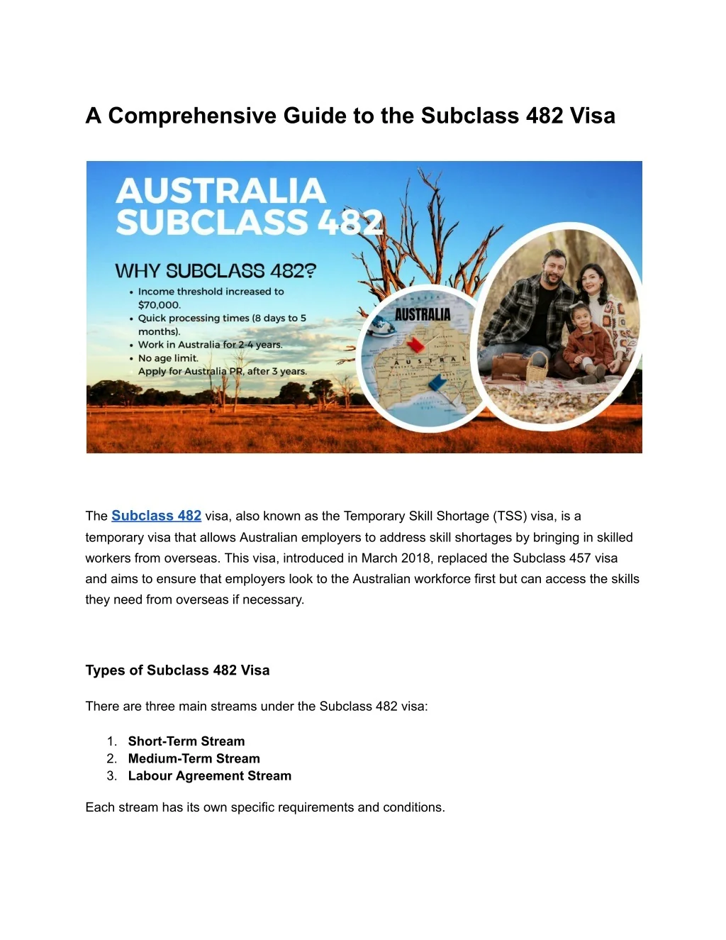 PPT - A Comprehensive Guide to the Subclass 482 Visa PowerPoint ...