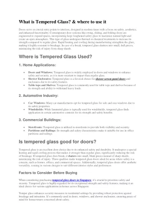 temper glass