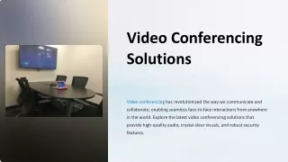 Video Conferencing Solutions