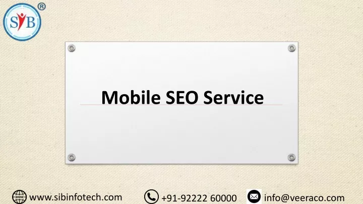 mobile seo service