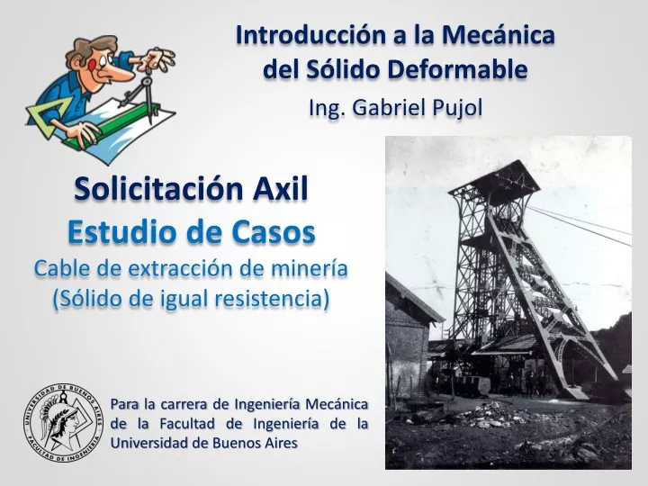 solicitaci n axil estudio de casos cable de extracci n de miner a s lido de igual resistencia