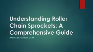 understanding roller chain sprockets a comprehensive guide