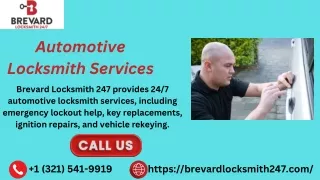 AUTOMATIVE LOCKSMITH SERVICES