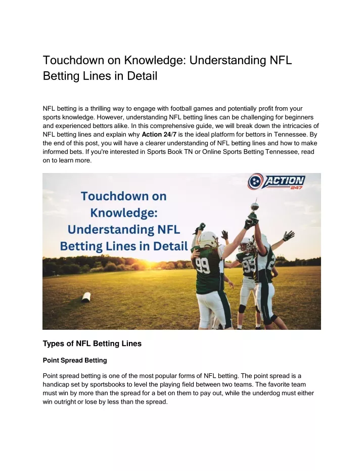 touchdown on knowledge understanding nfl betting