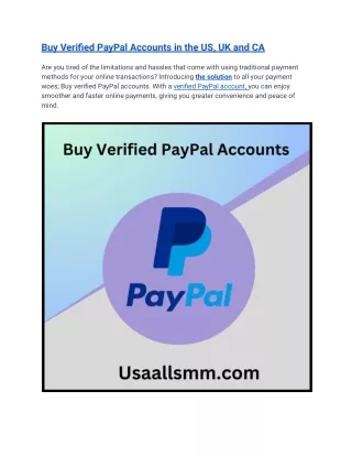 3 Best Sites To Buy Verified PayPal Accounts in 2024