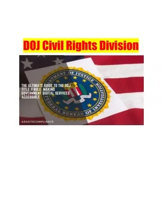 DOJ Civil Rights Division