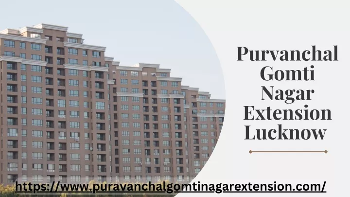 purvanchal gomti nagar extension lucknow