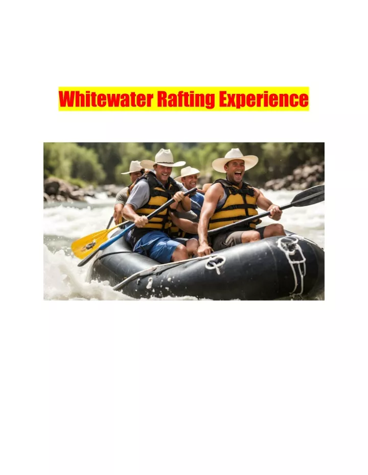 whitewater rafting experience