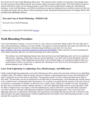 What Are The Downsides Of Laser Dental Care?