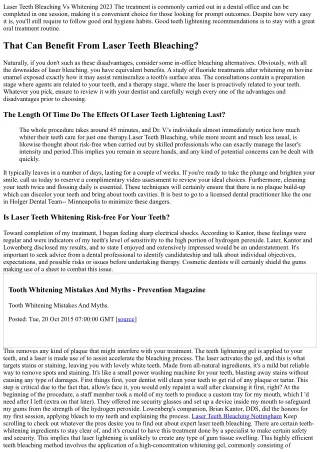 Advantages And Disadvantages Of Laser Teeth Lightening