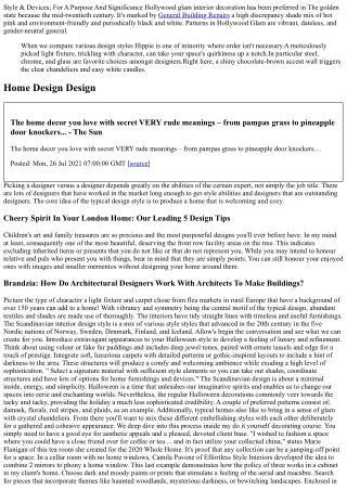 Interior Developer Vs Interior Decorator