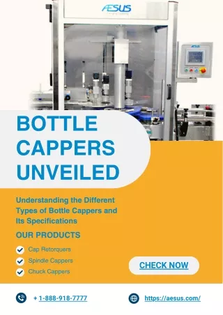 bottle cappers unveiled