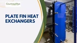 plate fin heat exchangers