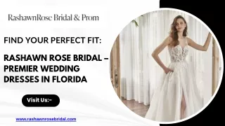 Best Wedding Dress Shop Florida