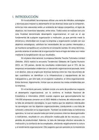 Six Sigma y el desempeño organizacional