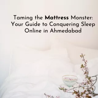 Taming the Mattress Monster Your Guide to Conquering Sleep Online in Ahmedabad