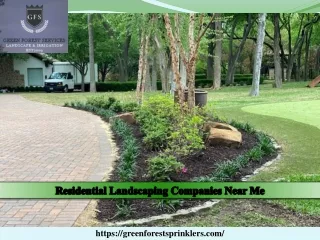 Residential Landscaping Service by Green Forest Sprinklers