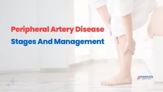 Peripheral Artery Disease Stages And Management