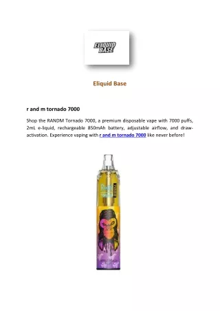 eliquid base