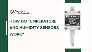 How Do Temperature and Humidity Sensors Work