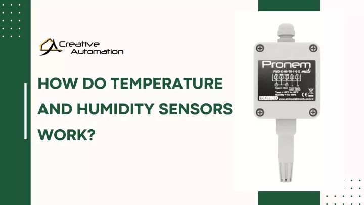 how do temperature and humidity sensors work