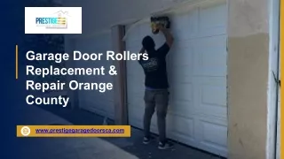 Garage Door Rollers Replacement & Repair Orange County