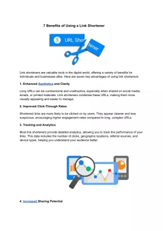 7 benefits of using a link shortener