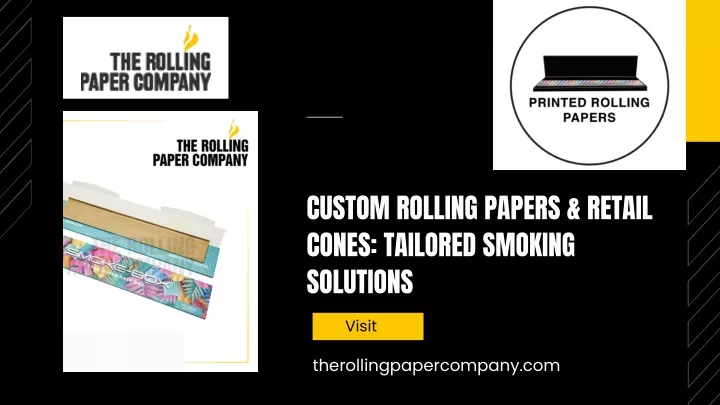 custom rolling papers retail cones tailored