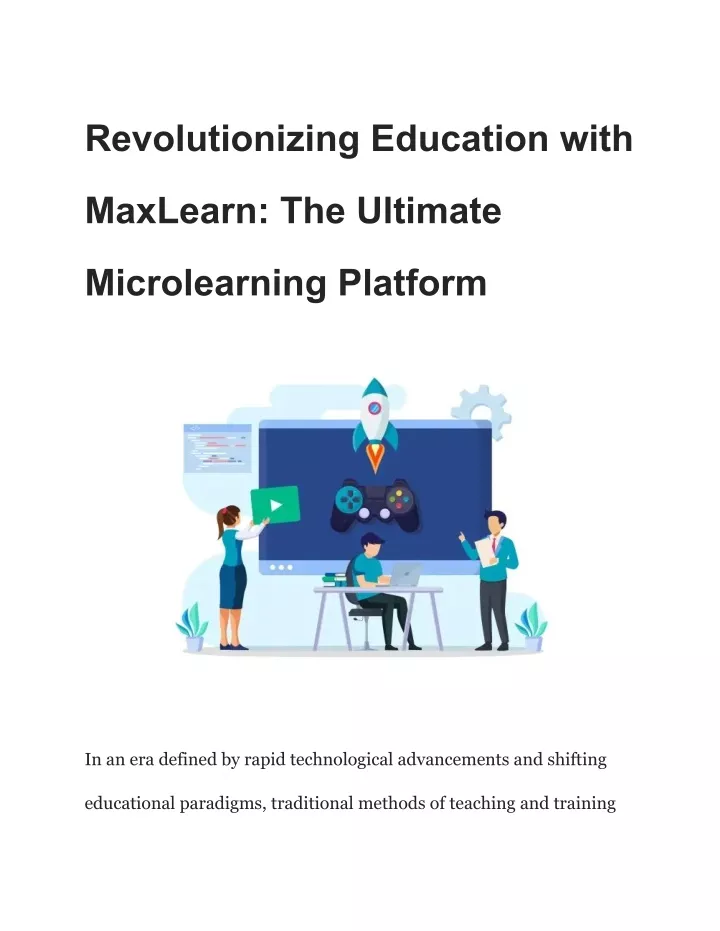 revolutionizing education with