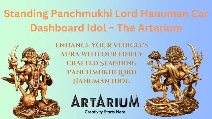 standing panchmukhi lord hanuman car dashboard