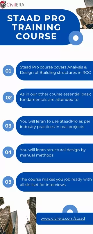 Staad pro training course